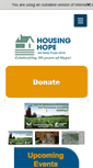 Mobile Screenshot of housinghope.org